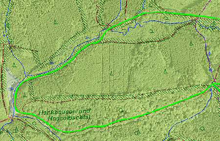 Kartenausschnitt aus http://www.tim-online.nrw.de